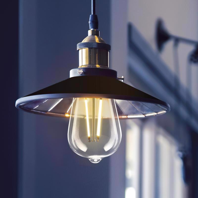 Feit ST19 E26 (Medium) LED Motion Activated Bulb Soft White 60 Watt Equivalence