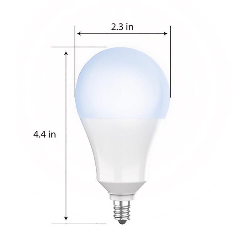 Feit A19 E12 (Candelabra) LED Dusk to Dawn Bulb Daylight 60 Watt Equivalence