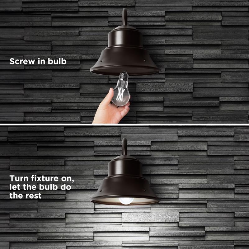 Feit A19 E26 (Medium) LED Dusk to Dawn Bulb Daylight 60 Watt Equivalence