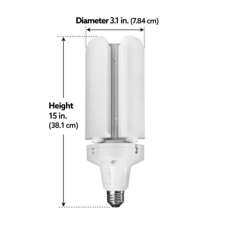 Feit Wide Surface E26 (Medium) LED Garage Bulb Bright White 300 Watt Equivalence