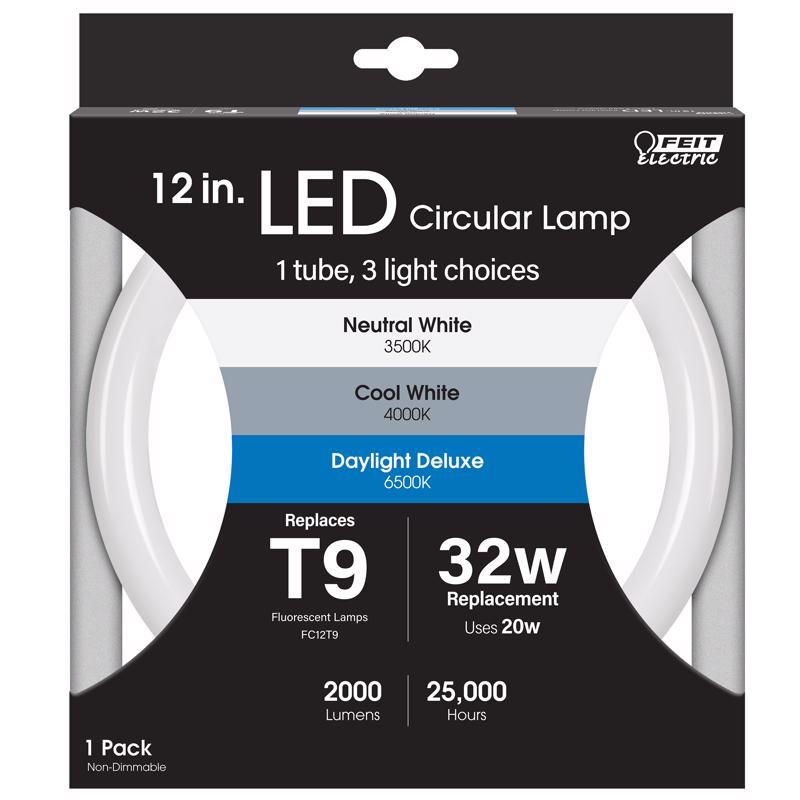Feit T9 4-Pin LED Tube Light Color Changing 32 Watt Equivalence