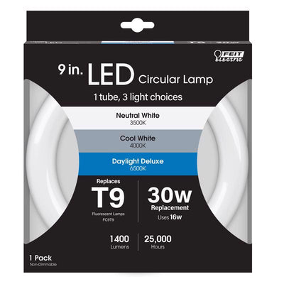 Feit T9 4-Pin LED Tube Light Color Changing 30 Watt Equivalence