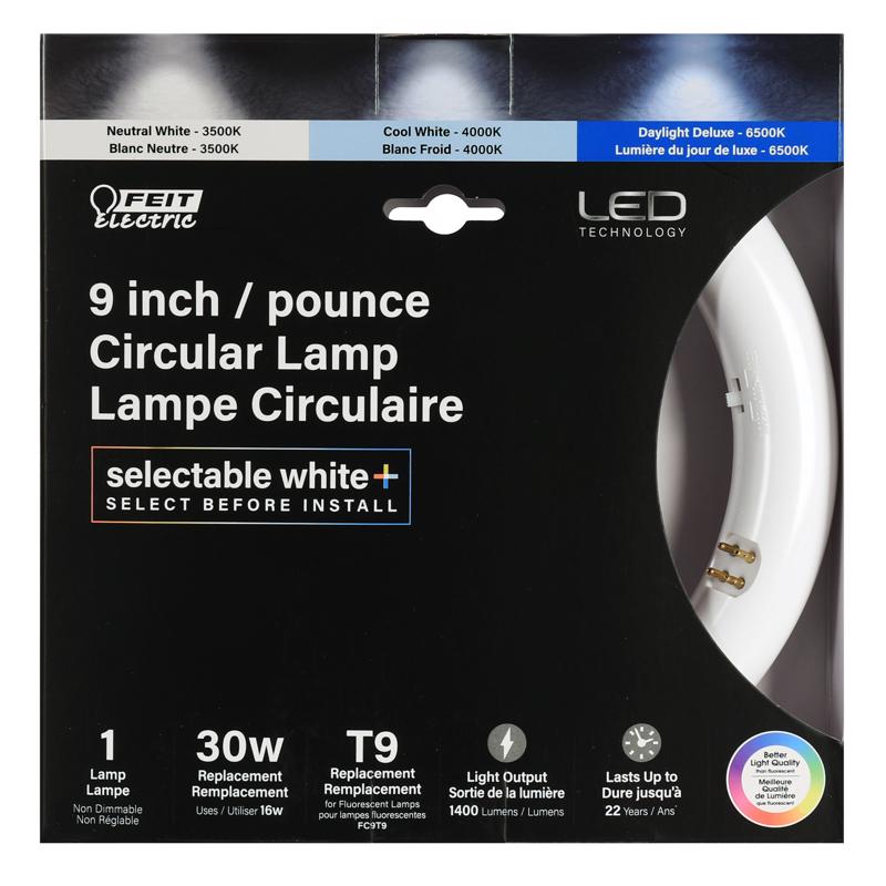 Feit T9 4-Pin LED Tube Light Color Changing 30 Watt Equivalence