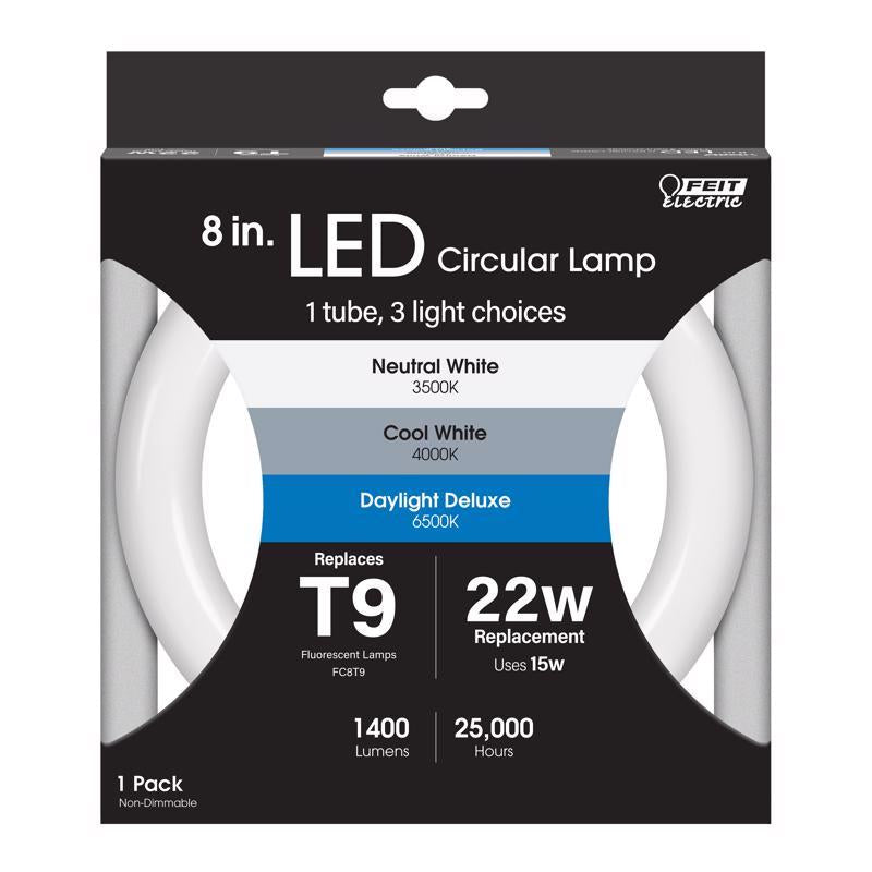 Feit T9 4-Pin LED Tube Light Color Changing 22 Watt Equivalence