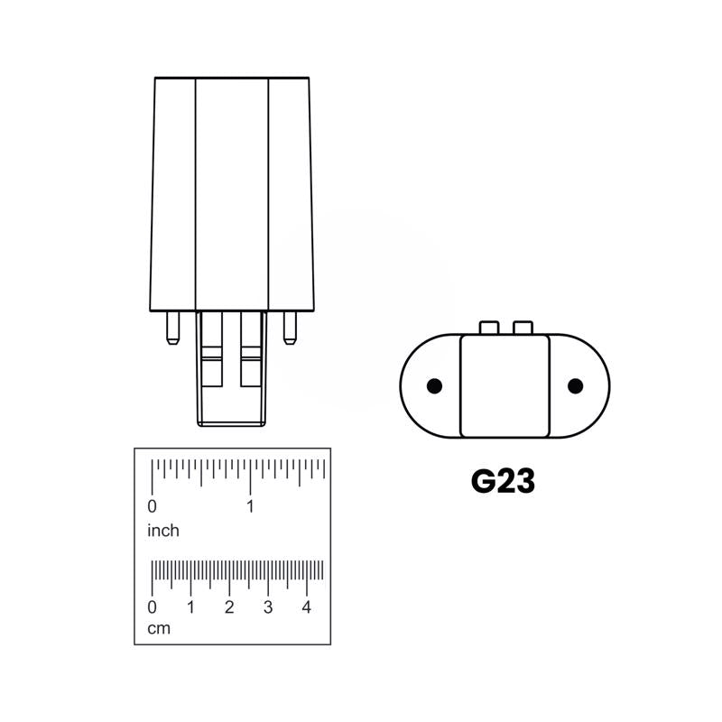 Feit Linear PL G23 LED Tube Light Soft White 7 Watt Equivalence