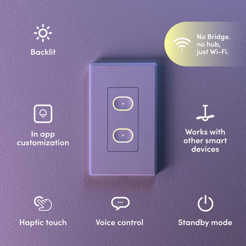 LIFX Smart Home 15 amps Single Pole Smart Smart-Enabled Switch White
