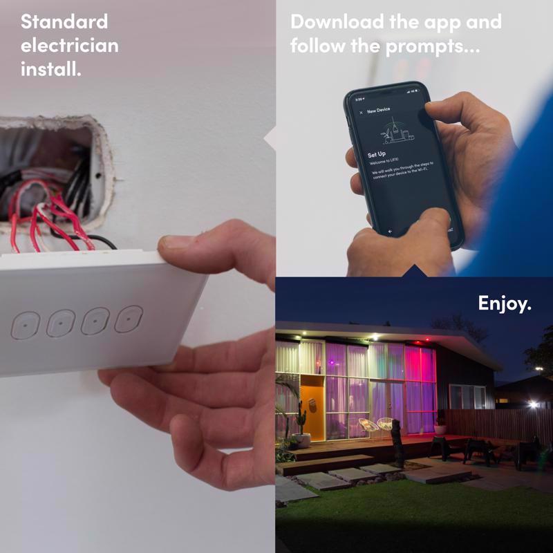 LIFX Smart Home 15 amps Single Pole Smart Smart-Enabled Switch White