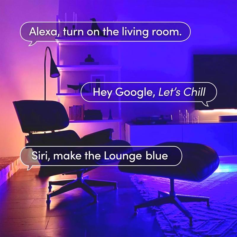 LIFX Smart Home 40 in. L Color Changing Plug-In LED Smart-Enabled Tape Light
