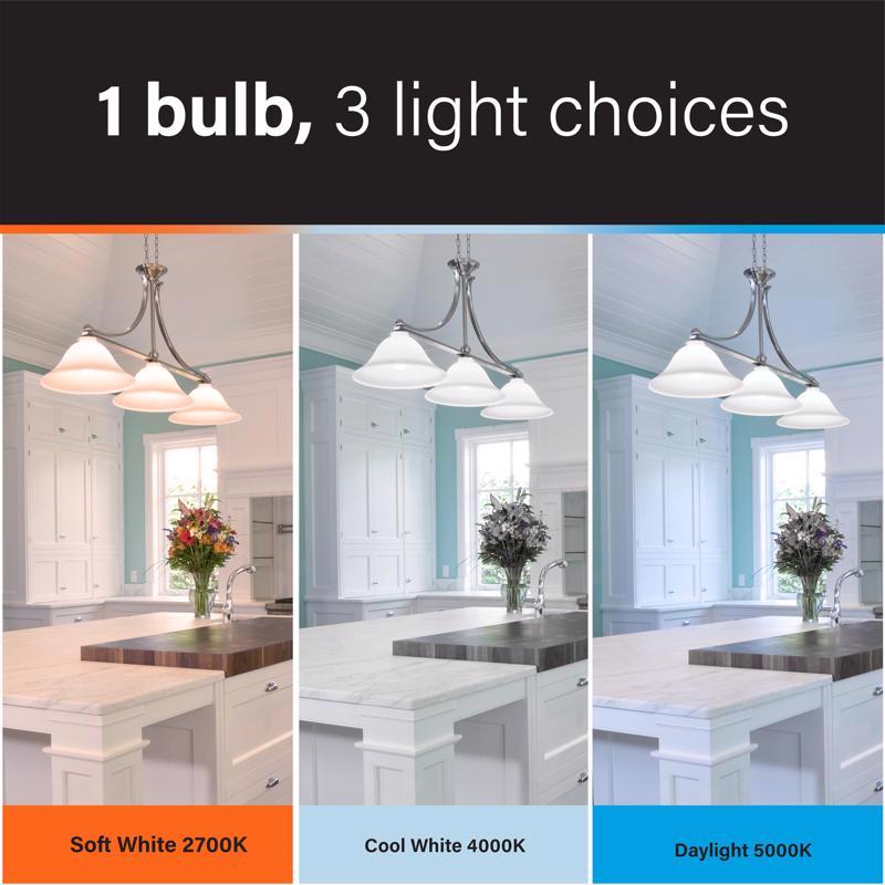Feit A21 E26 (Medium) Smart-Enabled LED Bulb Adjustable White 150 Watt Equivalence