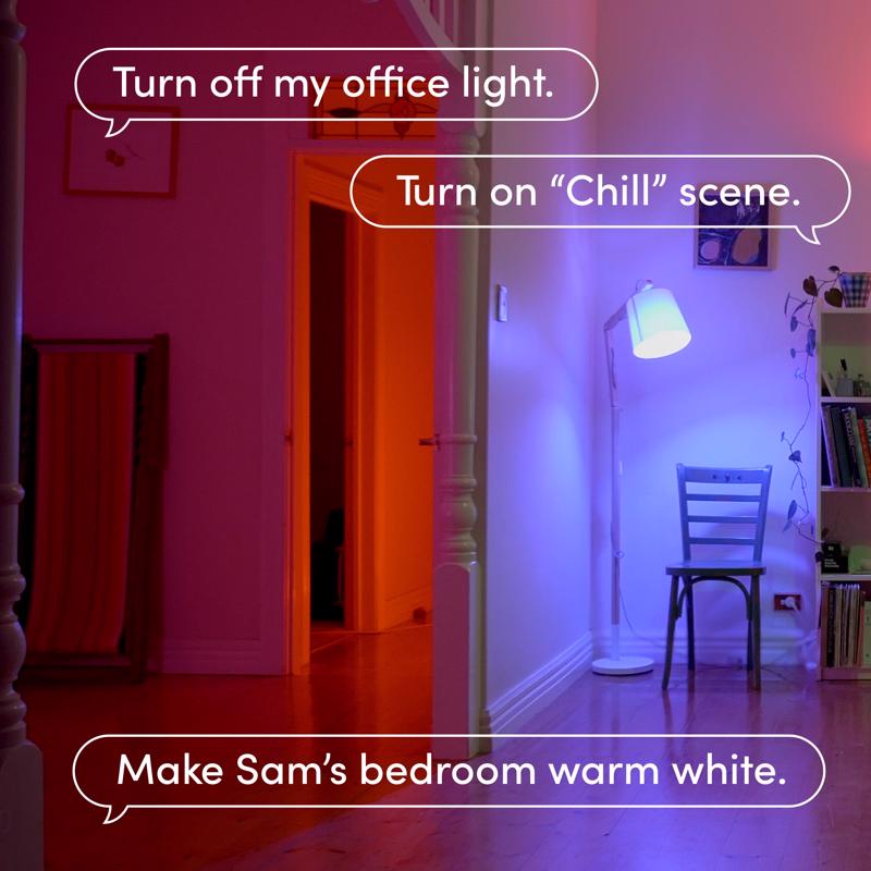 LIFX Smart Home A19 E26 (Medium) Smart-Enabled LED Bulb Color Changing 75 Watt Equivalence