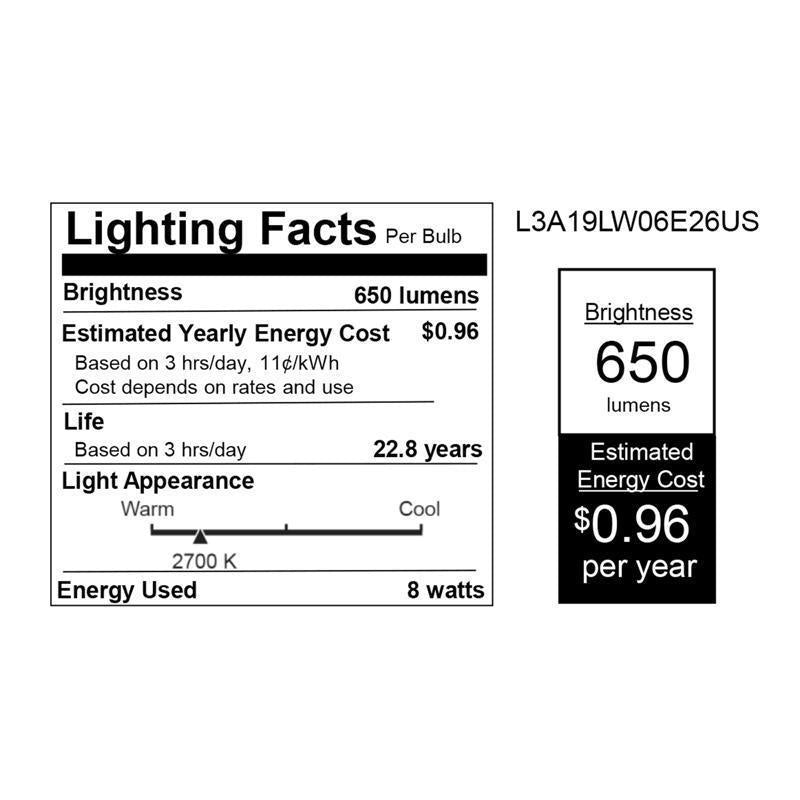 LIFX Smart Home A19 E26 (Medium) Smart-Enabled LED Bulb White 50 Watt Equivalence