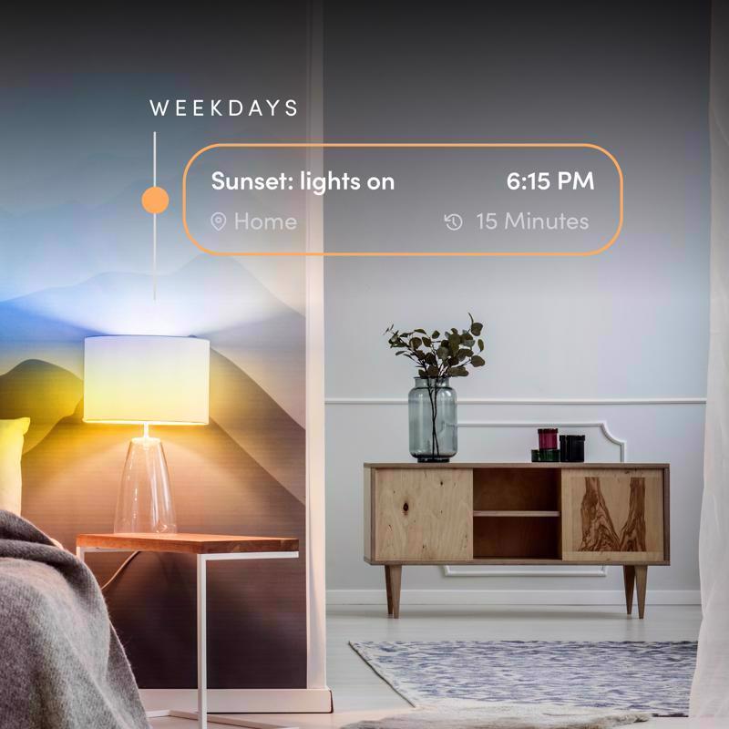 LIFX Smart Home B11 E12 (Candelabra) Smart-Enabled LED Bulb Color Changing 25 Watt Equivalence