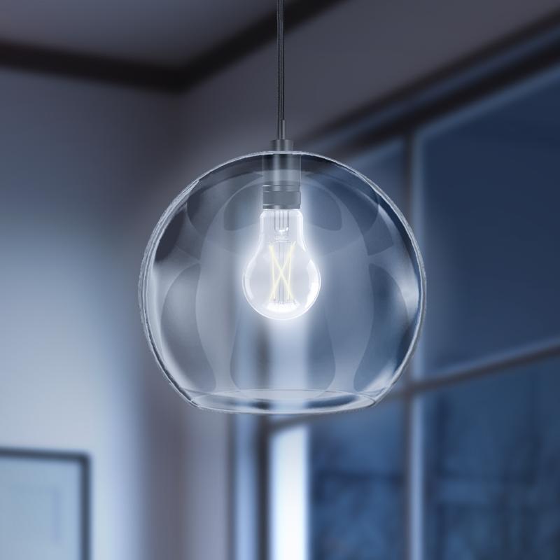 Feit Enhance A19 E26 (Medium) Filament LED Bulb Daylight 60 Watt Equivalence 4 pk
