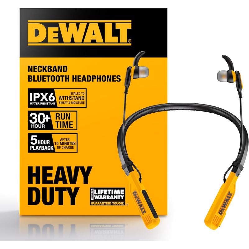 DeWalt Wireless Bluetooth Behind-the-Neck Headphones