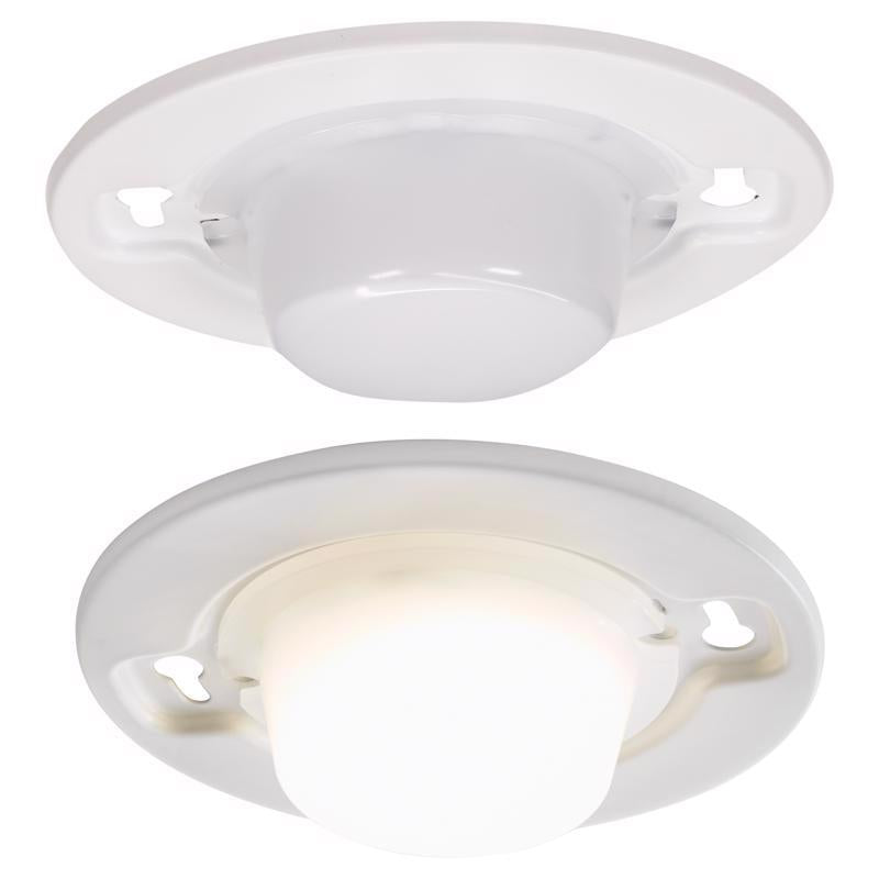 ETI 1.33 in. H X 4.72 in. W X 4.72 in. L White Utility Light