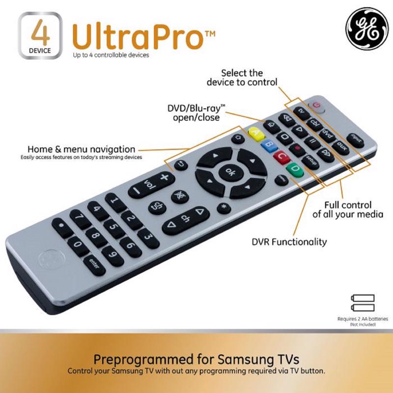 GE Universal Remote Control