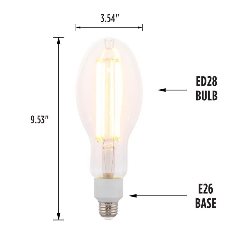 Westinghouse ED28 E26 (Medium) Filament LED Bulb Warm White 300 Watt Equivalence