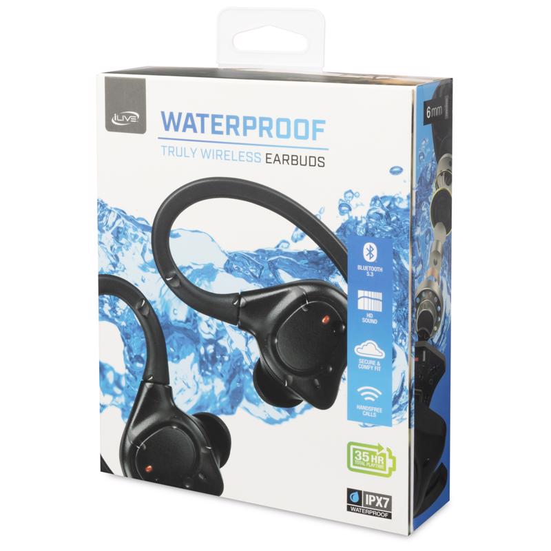 iLive Wireless Bluetooth Earbuds w/Charging Case