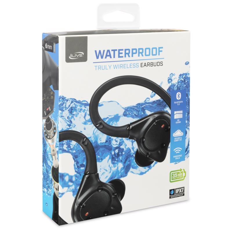 iLive Wireless Bluetooth Earbuds w/Charging Case
