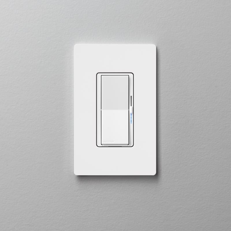 Lutron Caseta White 150 W Toggle Smart-Enabled Dimmer Switch w/Remote Control