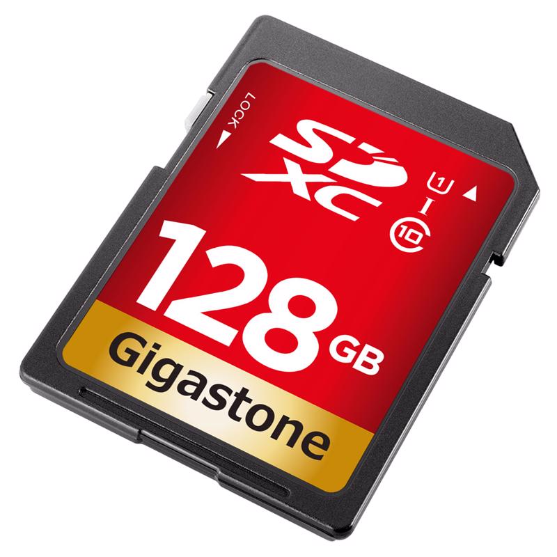 Gigastone Prime 128 GB SDXC Flash Memory Card