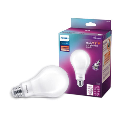 Philips A21 E26 (Medium) LED Bulb Soft White 100 Watt Equivalence