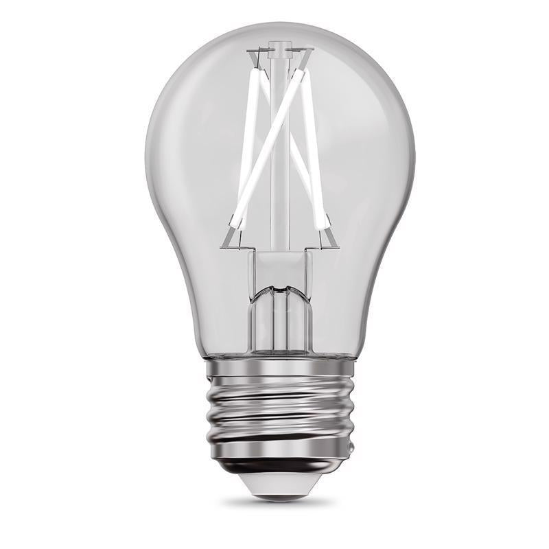 Feit White A15 E26 (Medium) Filament LED Bulb Daylight 40 Watt Equivalence 2 pk