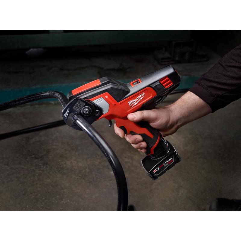 Milwaukee M12 10-1/2 in. L Black/Red Cable Cutter Kit