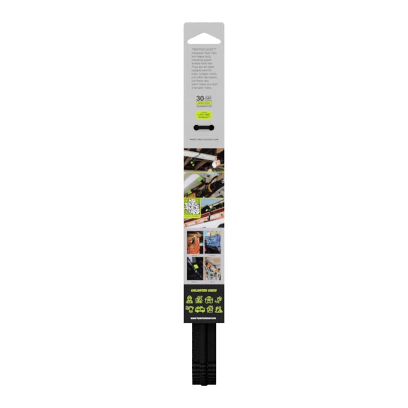 Twisted Goat 36 in. L Black Twist Ties