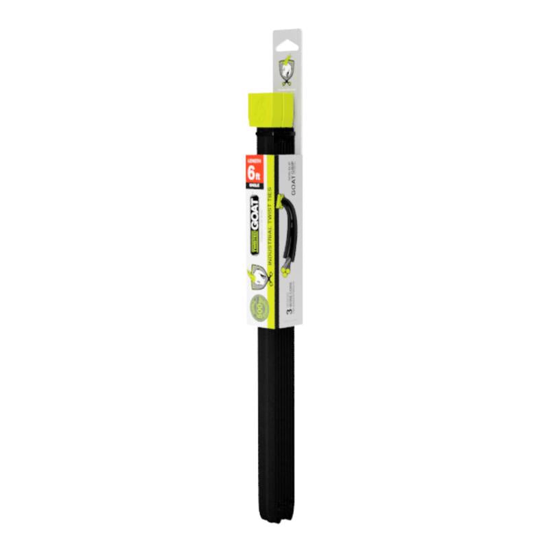 Twisted Goat 72 in. L Black Twist Ties