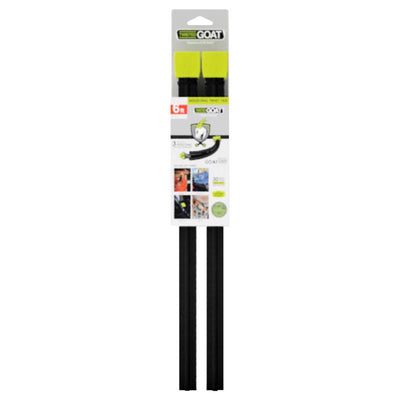 Twisted Goat 72 in. L Black Twist Ties 2 pk