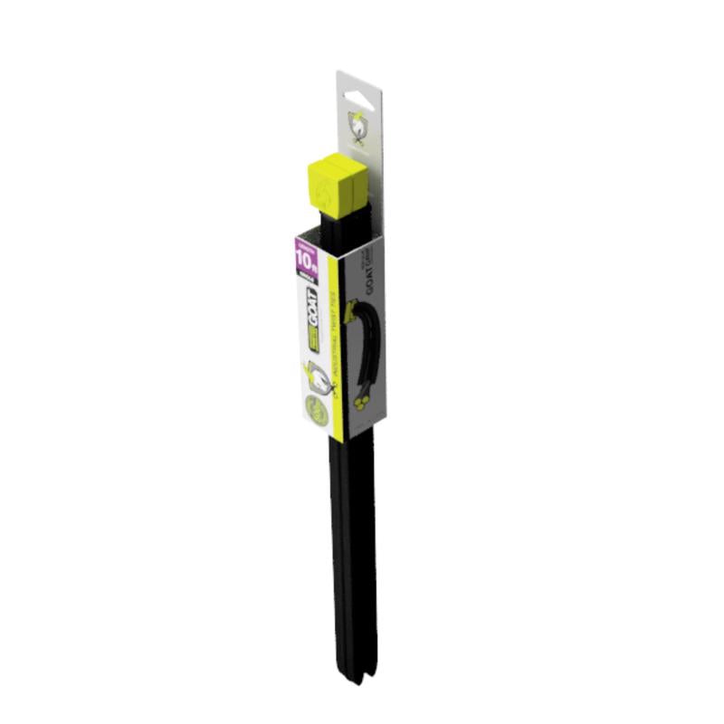 Twisted Goat 120 in. L Black Twist Ties
