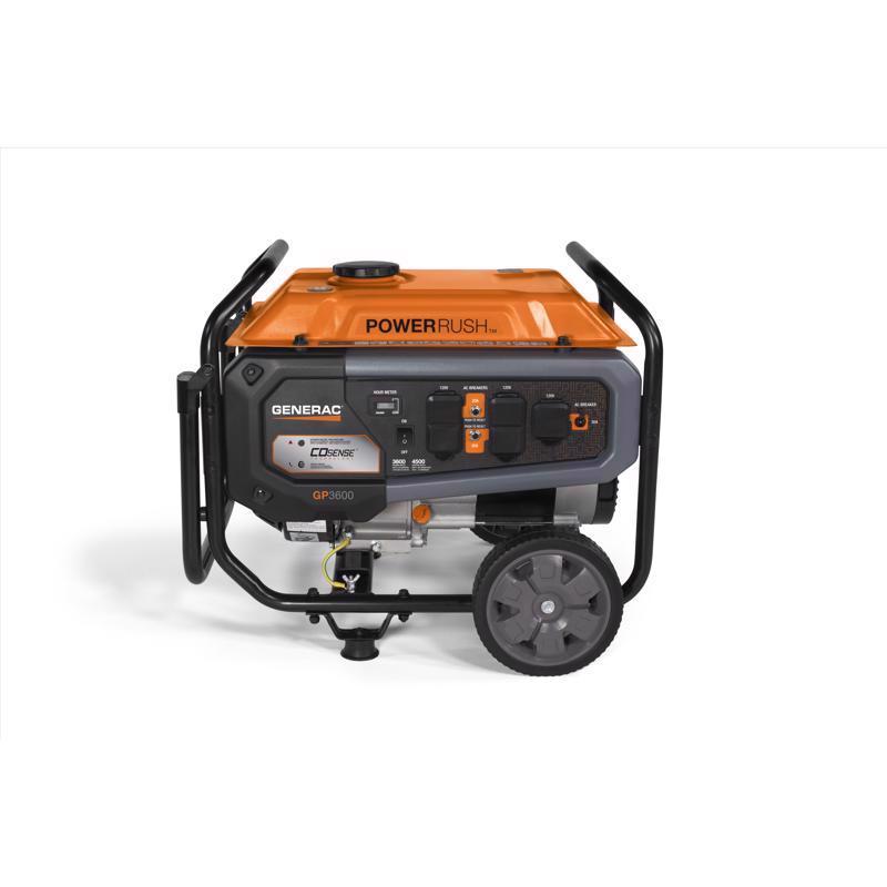 Generac PowerRush 3600 W Gas Portable Generator