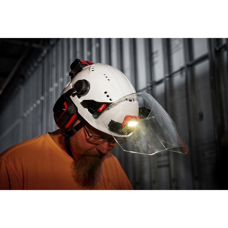 Milwaukee Redlithium 600 lm Black/Red LED Head Lamp