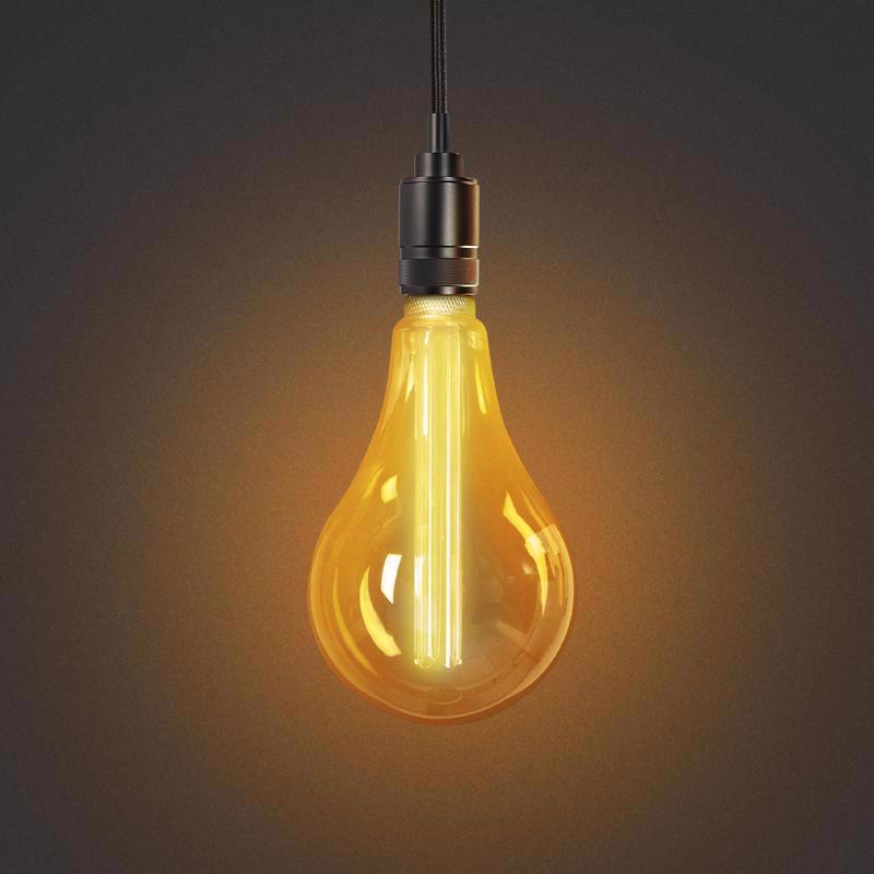 Feit PS50 E26 (Medium) Filament LED Bulb Warm White 60 Watt Equivalence