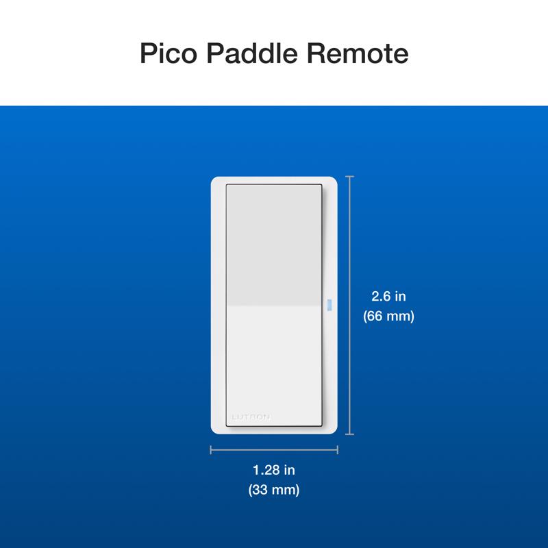 Lutron Pico Smart Smart-Enabled Wireless Remote w/Wall Mount Kit White