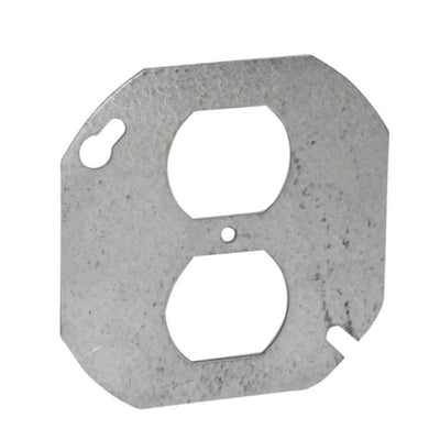 Southwire Octagon Steel 0.06 in. H X 4 in. W Outlet Cover