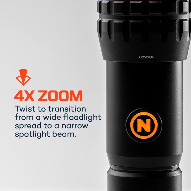 NEBO Slyde King 1000 lm Black LED Work Light Flashlight 18650 Battery