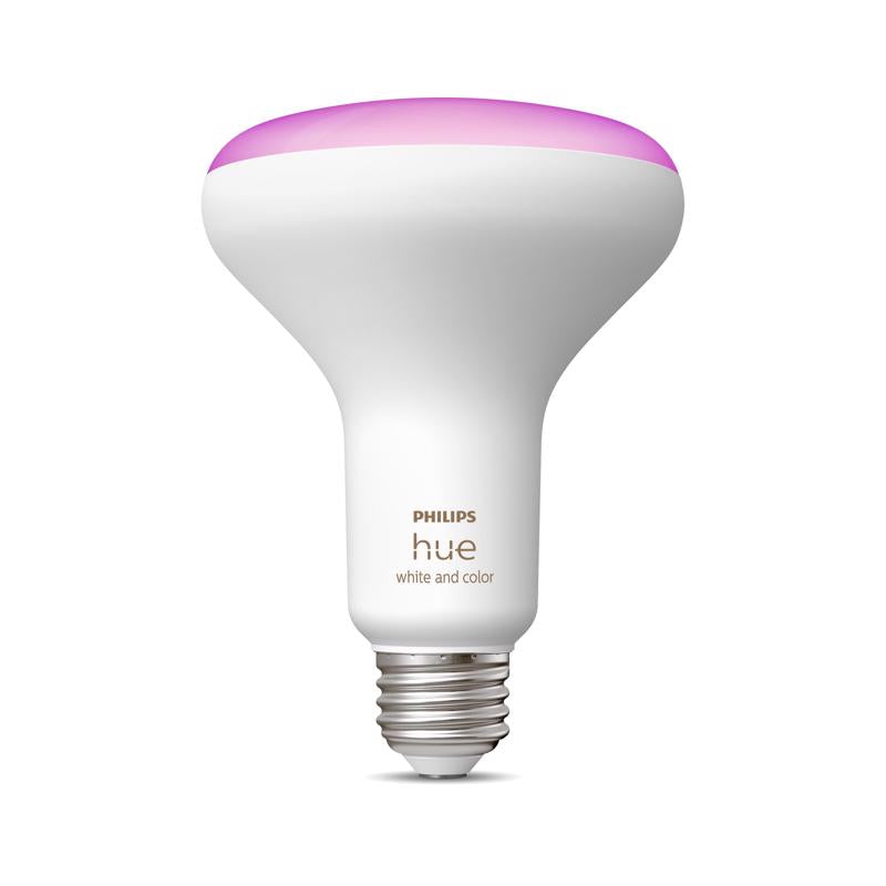 Philips HUE BR30 E26 (Medium) Smart-Enabled LED Bulb White 85 Watt Equivalence