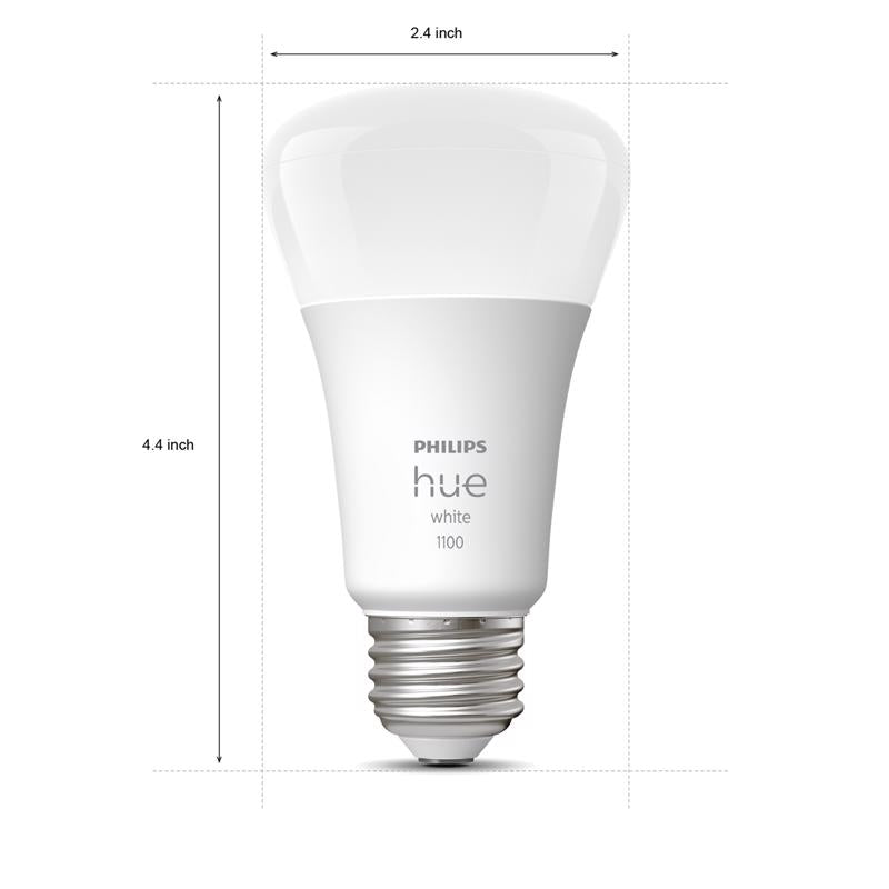Philips A19 E26 (Medium) Smart-Enabled LED Bulb Color Changing 75 Watt Equivalence