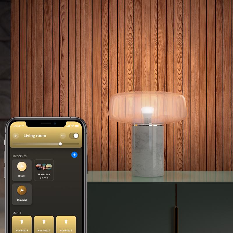 Philips A19 E26 (Medium) Smart-Enabled LED Bulb Color Changing 75 Watt Equivalence