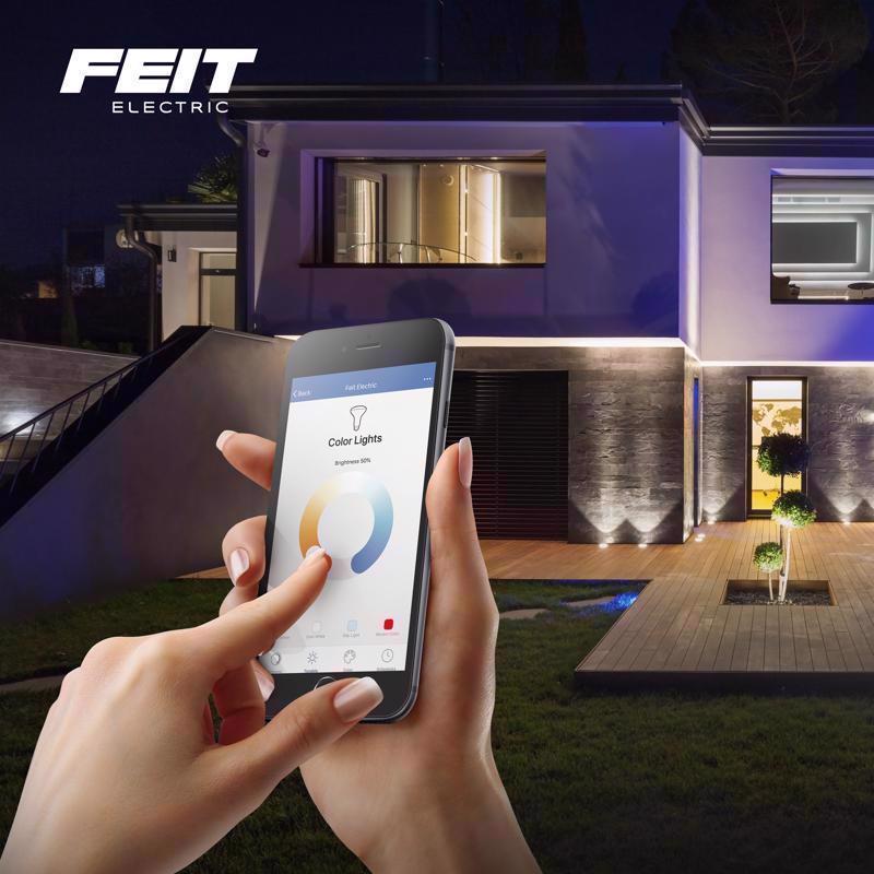 Feit BR30 E26 (Medium) Smart-Enabled LED Bulb Adjustable White 65 Watt Equivalence