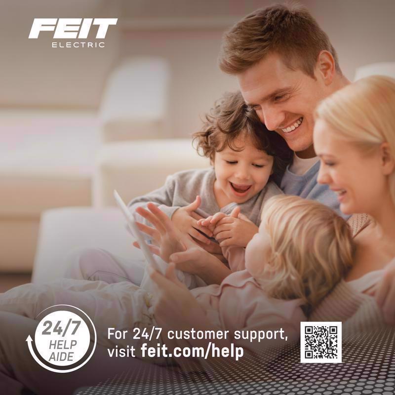 Feit BR30 E26 (Medium) Smart-Enabled LED Bulb Adjustable White 65 Watt Equivalence
