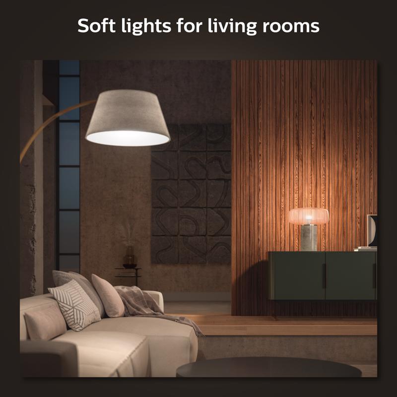 Philips HUE A19 E26 (Medium) Smart-Enabled LED Bulb Starter Kit Cool White 75 Watt Equivalence 2 pk