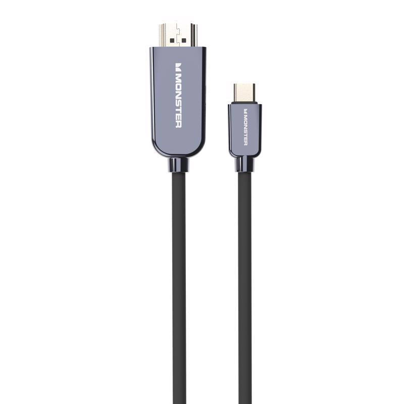 Monster Just Hook It Up USB Type C Plug to HDMI Adapter
