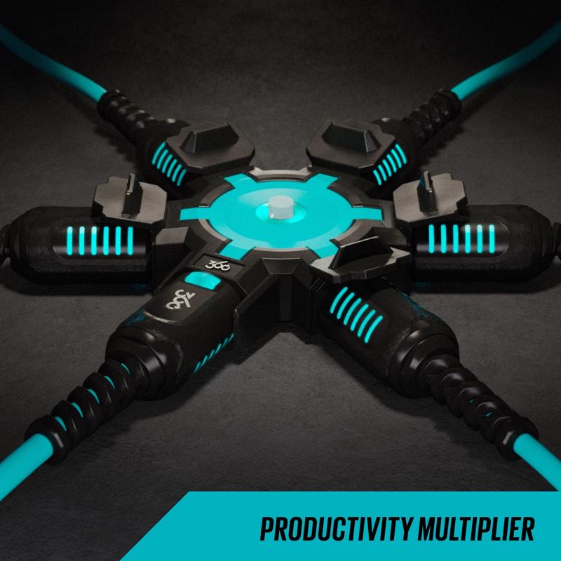 360 Electrical Grounded 5 outlets Power Hub