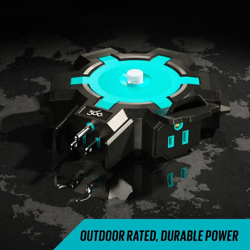 360 Electrical Grounded 5 outlets Power Hub