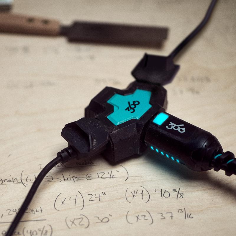 360 Electrical Grounded 3 outlets Power Hub