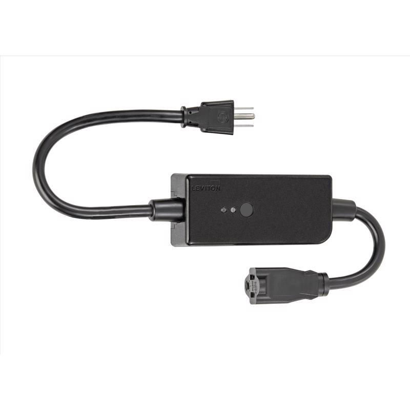 Leviton 15 amps WiFi Smart-Enabled Plug-In Switch Tap Black