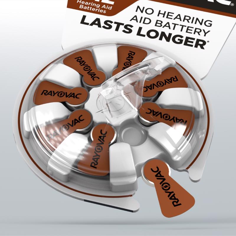 Rayovac Zinc Air 312 1.45 V Hearing Aid Battery 12 pk